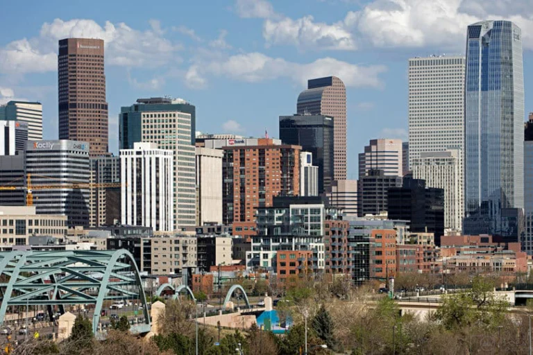 Skyline of downtown Denver