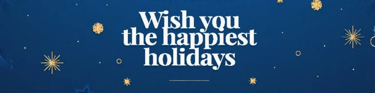 holiday banner for winter