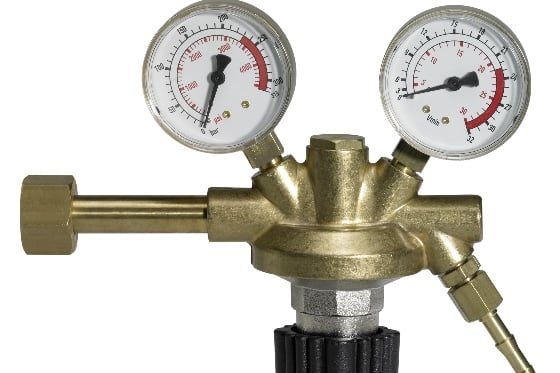 A stock photo of a pressure reducing valve