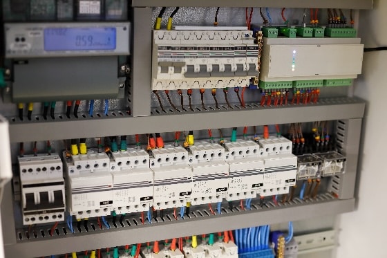 A photograph of a smart circuit breaker