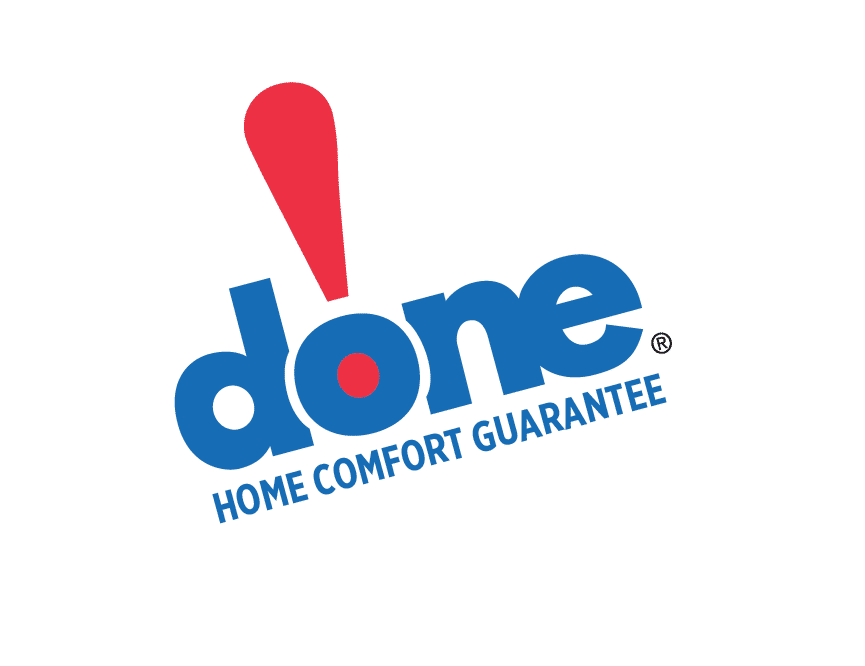 The Done! Home Comfort Guarantee logo