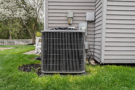 An old air conditioner that needs to be repaired