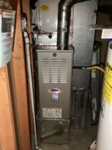 A Carrier furnace installed in a home in Westminster CO