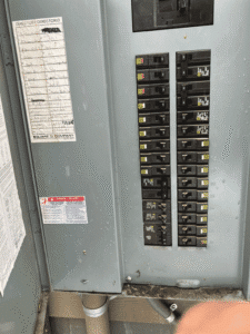 Electrical panel updated for HVAC system installation in Denver CO