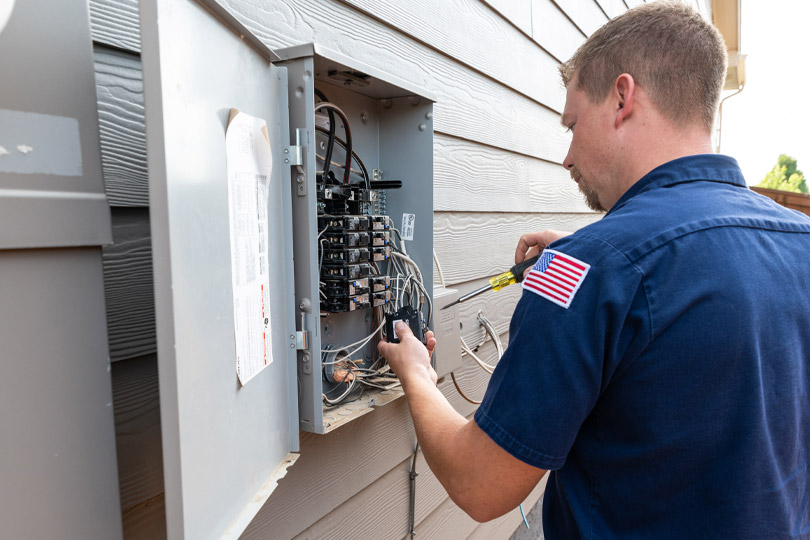 Electrical panel installation in Aurora, CO